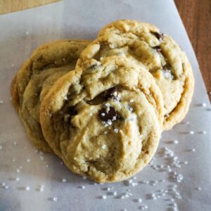 Single Sourdough & Browned Butter Chocolate Chip Cookies